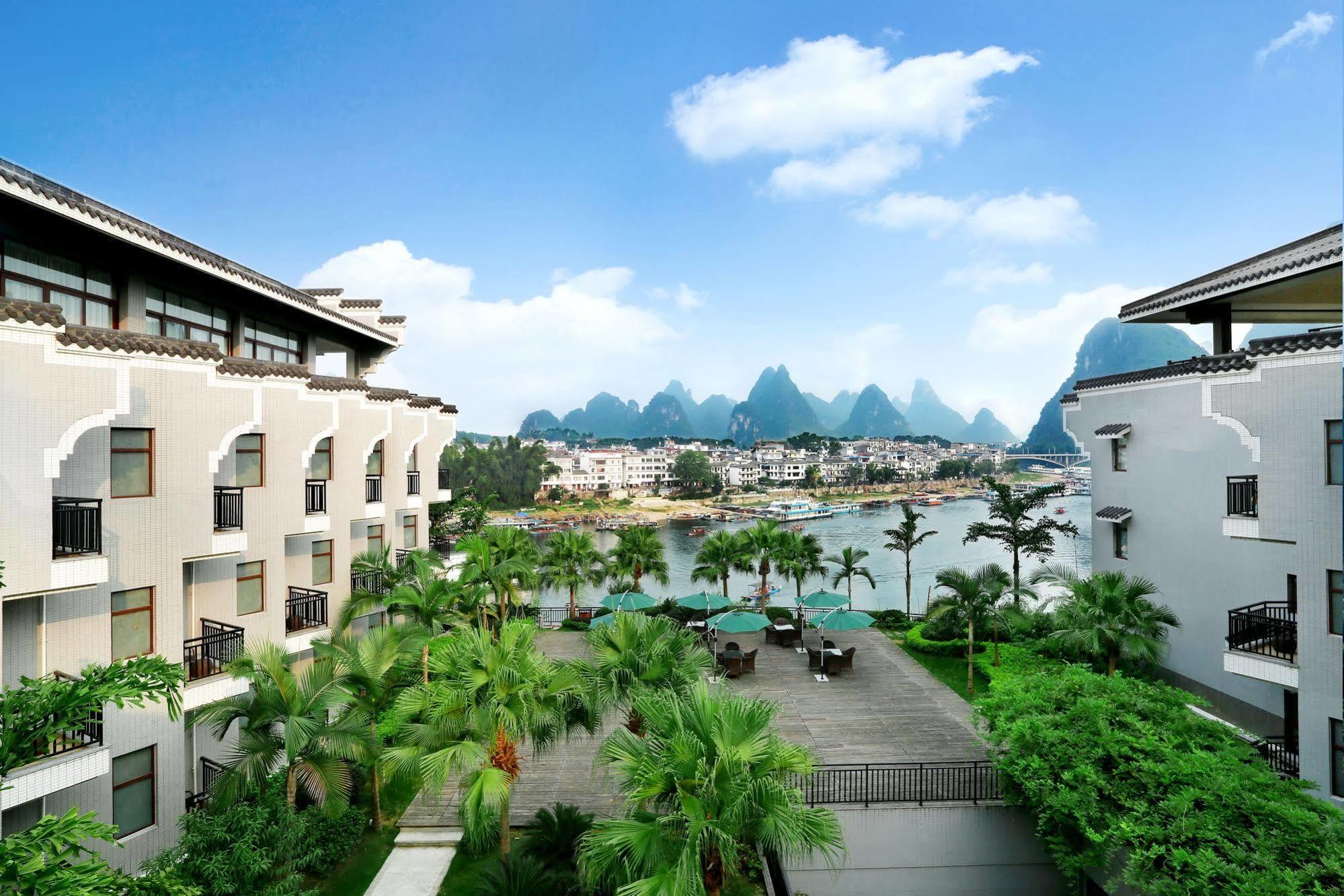 Green Lotus Hotel River View Yangshuo Exterior foto